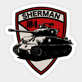 M4 Sherman Tank Sticker
